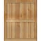 Ekena Millwork Framed Board-n-Batten Shutters, Rough Sawn Western Red Cedar, 26 7/8W x 33H, PR RBF06S26X033RWR - alternate 2